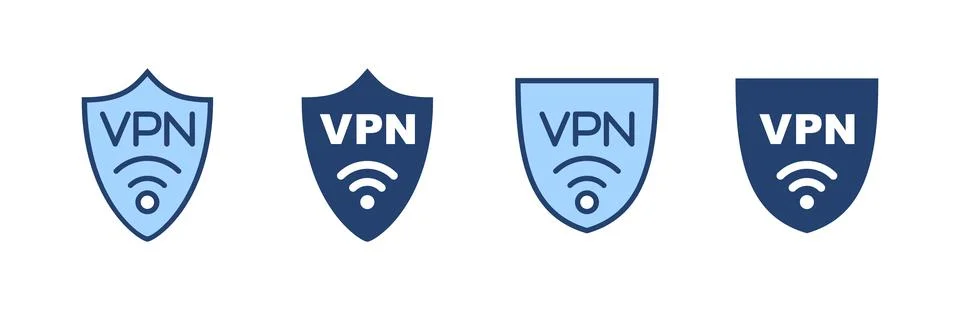 Vpn icon vector. Private network sign and symbol. virtual private network ico 库存插图