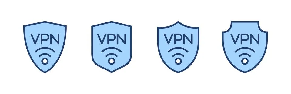 Vpn icon vector. Private network sign and symbol. virtual private network ico Illustrazione stock