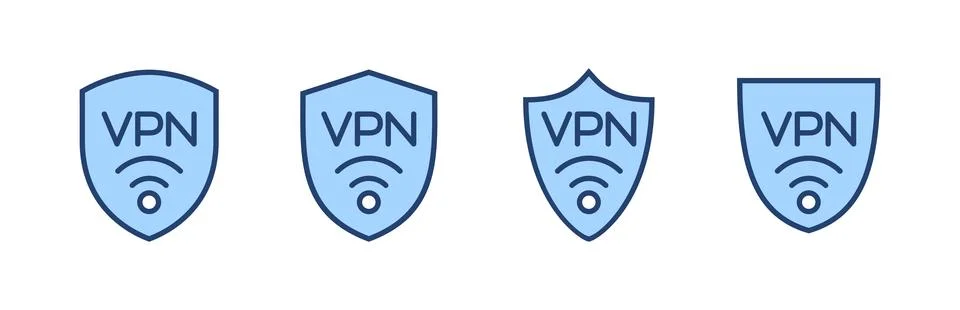 Vpn icon vector. Private network sign and symbol. virtual private network ico Illustrazione stock