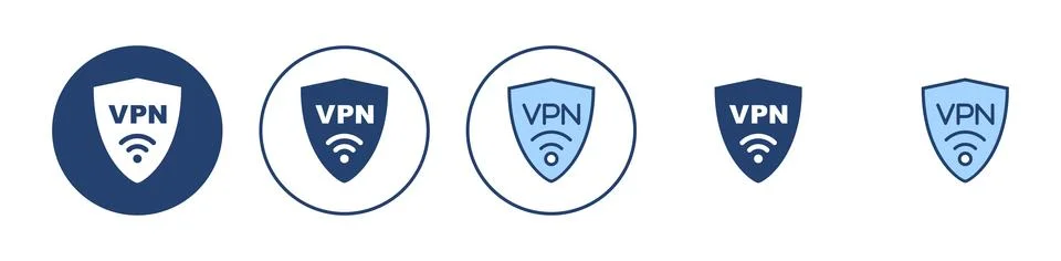 Vpn icon vector. Private network sign and symbol. virtual private network ico Stock-Illustration