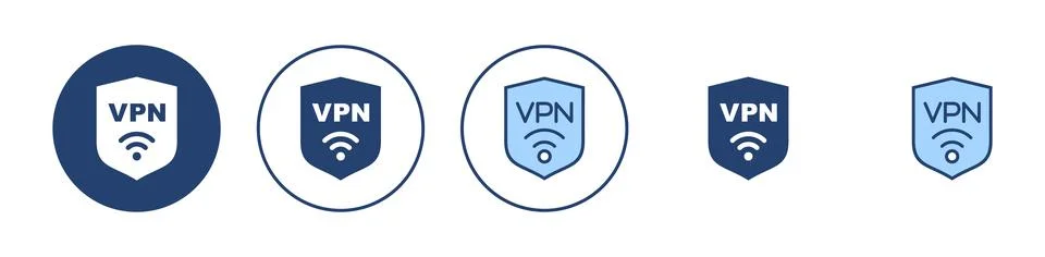 Vpn icon vector. Private network sign and symbol. virtual private network ico Stock-Illustration