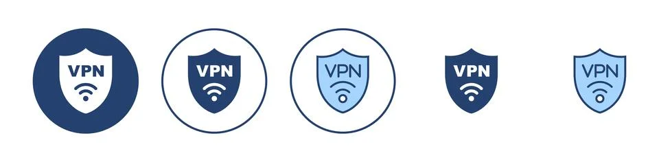 Vpn icon vector. Private network sign and symbol. virtual private network ico Stock-Illustration