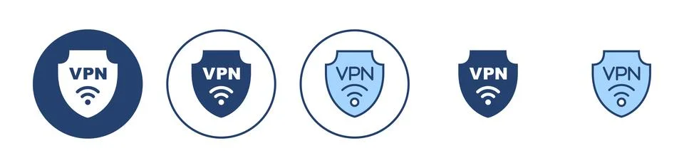 Vpn icon vector. Private network sign and symbol. virtual private network ico Stock-Illustration