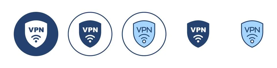 Vpn icon vector. Private network sign and symbol. virtual private network ico Stock-Illustration