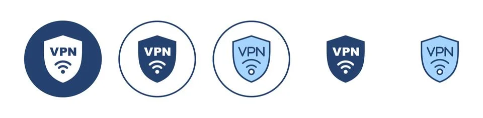 Vpn icon vector. Private network sign and symbol. virtual private network ico Stock-Illustration