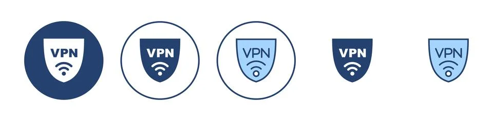 Vpn icon vector. Private network sign and symbol. virtual private network ico Stock-Illustration
