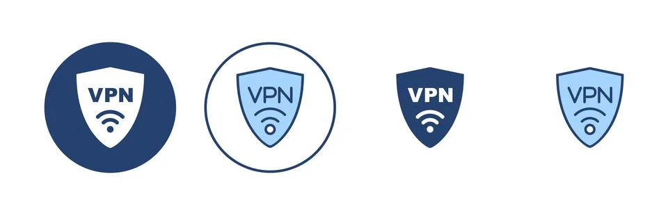 Vpn icon vector. Private network sign and symbol. virtual private network ico Stock-Illustration