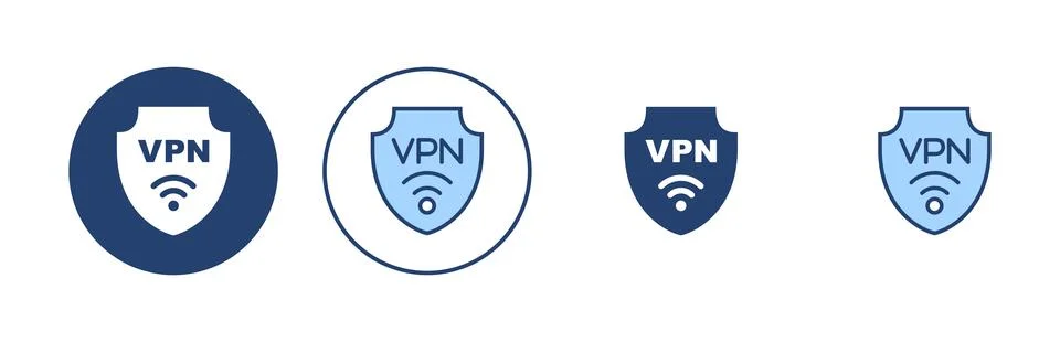 Vpn icon vector. Private network sign and symbol. virtual private network ico Stock-Illustration