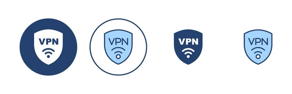 Vpn icon vector. Private network sign and symbol. virtual private network ico Stock-Illustration