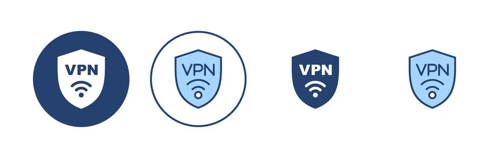 Vpn icon vector. Private network sign and symbol. virtual private network ico Stock-Illustration