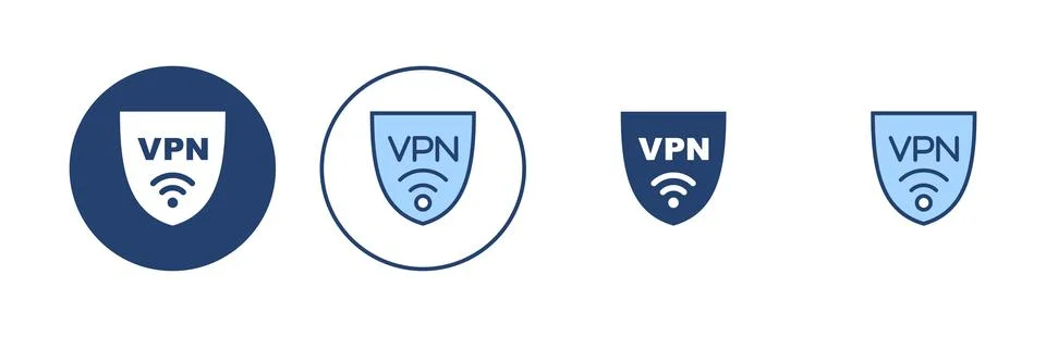 Vpn icon vector. Private network sign and symbol. virtual private network ico Ilustración de archivo