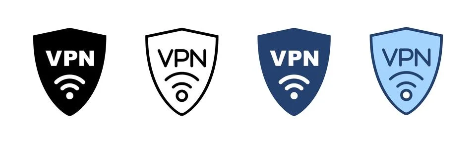Vpn icon vector. Private network sign and symbol. virtual private network ico Stock-Illustration