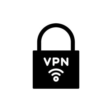 Vpn icon vector. Private network sign and symbol. virtual private network ico Stockillustratie