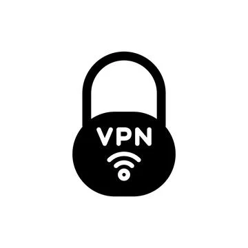 Vpn icon vector. Private network sign and symbol. virtual private network ico Ilustración de archivo