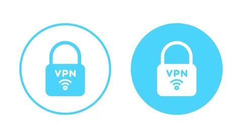 Vpn icon vector. Private network sign and symbol. virtual private network ico Ilustración de archivo