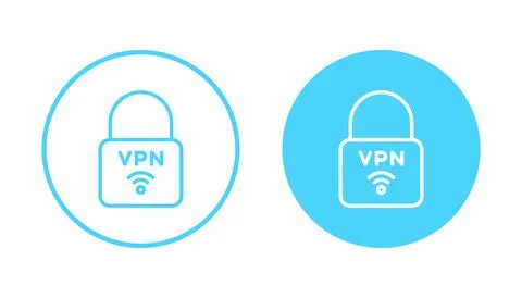 Vpn icon vector. Private network sign and symbol. virtual private network ico Illustrazione stock