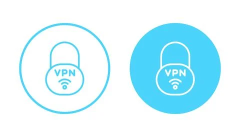 Vpn icon vector. Private network sign and symbol. virtual private network ico Stock-Illustration