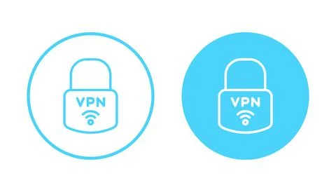 Vpn icon vector. Private network sign and symbol. virtual private network ico Stock Illustration