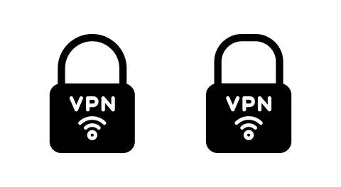 Vpn icon vector. Private network sign and symbol. virtual private network ico Stock-Illustration