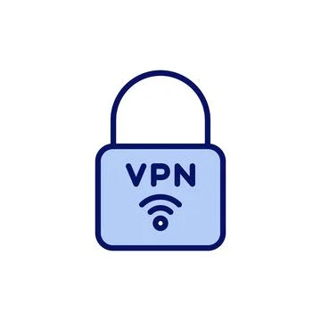 Vpn icon vector. Private network sign and symbol. virtual private network ico Stock-Illustration
