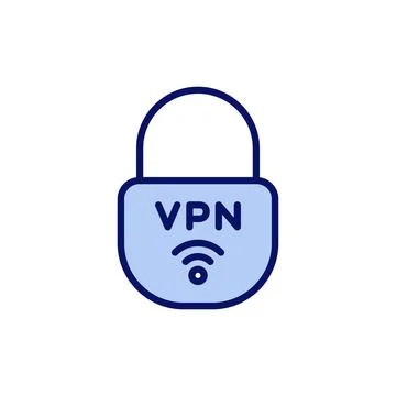 Vpn icon vector. Private network sign and symbol. virtual private network ico Stock-Illustration