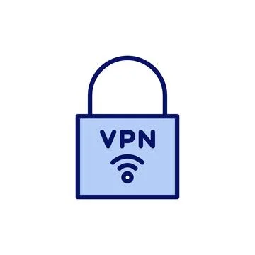 Vpn icon vector. Private network sign and symbol. virtual private network ico Stock-Illustration