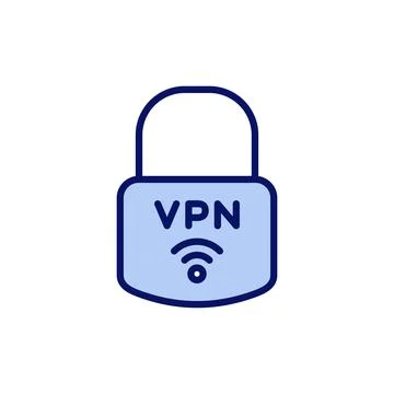 Vpn icon vector. Private network sign and symbol. virtual private network ico Stock-Illustration