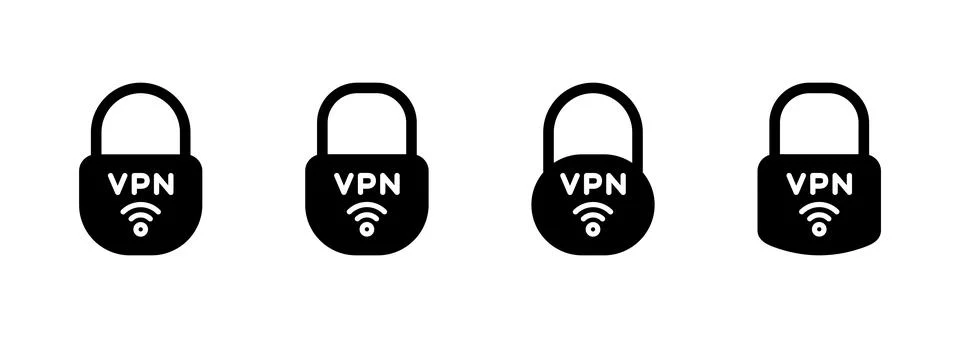 Vpn icon vector. Private network sign and symbol. virtual private network ico Ilustración de archivo