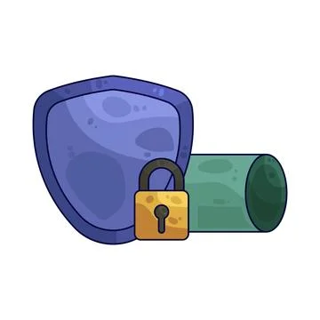 VPN illustration Stock Illustration