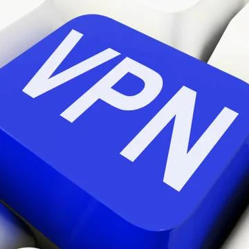 Vpn keys mean virtual private network . Stock Illustration