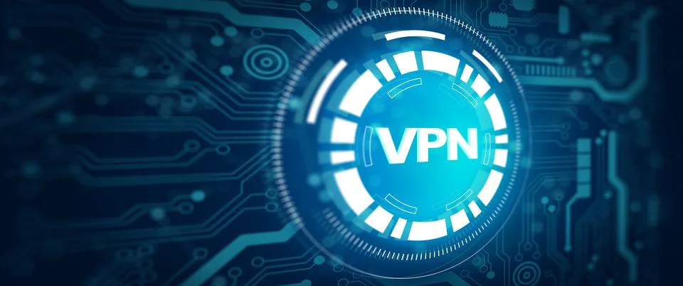 VPN network security internet privacy encryption. Stock Illustration