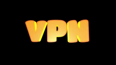 VPN  orange Stock Footage 251460263