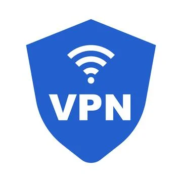 VPN shield icon. Network protection. Vector. Ilustración de archivo
