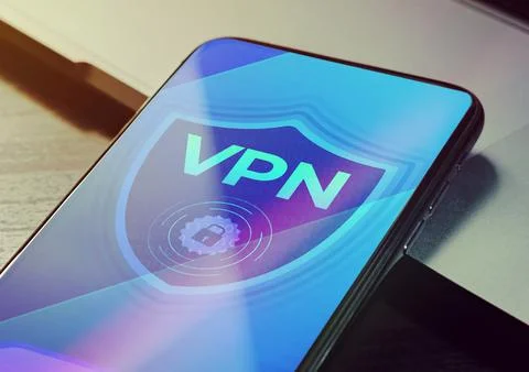 VPN - Virtual private network application for encrypt connection, anonymous Stock Photos