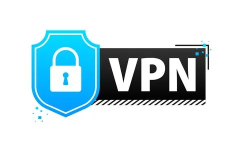 VPN Virtual private network connectivity. Internet security and privacy Stock-Illustration