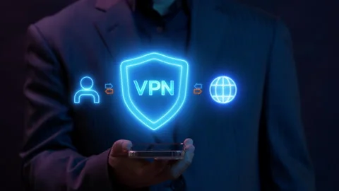 VPN, Virtual private network protocol concept. Stock Footage 293183375