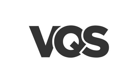 VQS logo design template with strong and modern bold text. Initial based ve.. 스톡 일러스트