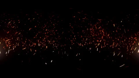 VR-360° Burning Embers Stock Footage 88837331