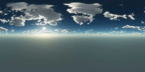 Vr 360 clouds timelapse from sunrise to sunset in virtual reality 360 degree 動画素材 75441555