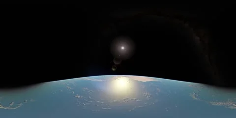 VR 360 - Earth from Space Part 2 Stock Footage 289083156