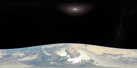 VR 360 - Earth from Space Part 3 Stock Footage 289083157