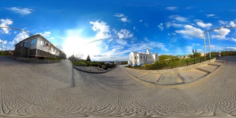VR 360 Russian monastery Pt.1 Stock Footage 94440327