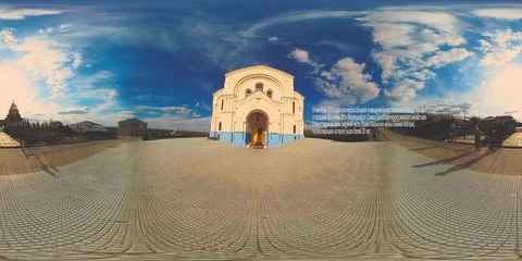 VR 360 Russian monastery Pt.2 Stock Footage 93711985