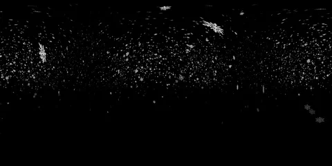 VR-360° Snow Falling Stock Footage 89752585