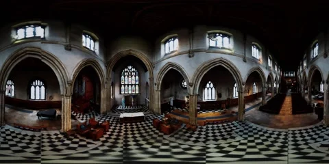 Vr 360 St. Giles Without Cripplegate Church Stock-Footage 130637139