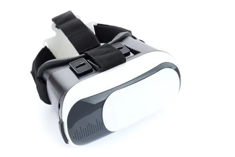 Vr camera mask device on white background Stock Photos