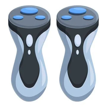 Vr controllers providing immersive virtual reality experience Illustrazione stock