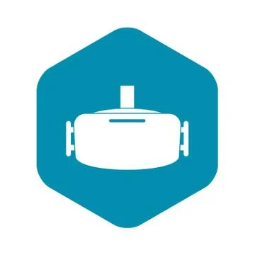 Vr device icon, simple style イラスト素材