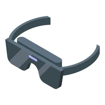 Vr equipment icon isometric vector. Virtual reality 스톡 일러스트