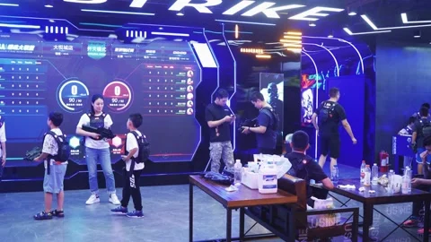 VR experience.cs Stock Footage 163315640